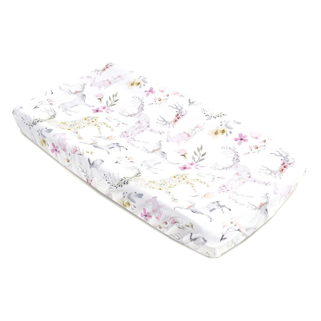 Oilo Fawn Jersey Changing Pad Cover