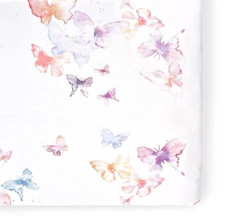 Oilo Butterfly Crib Sheet