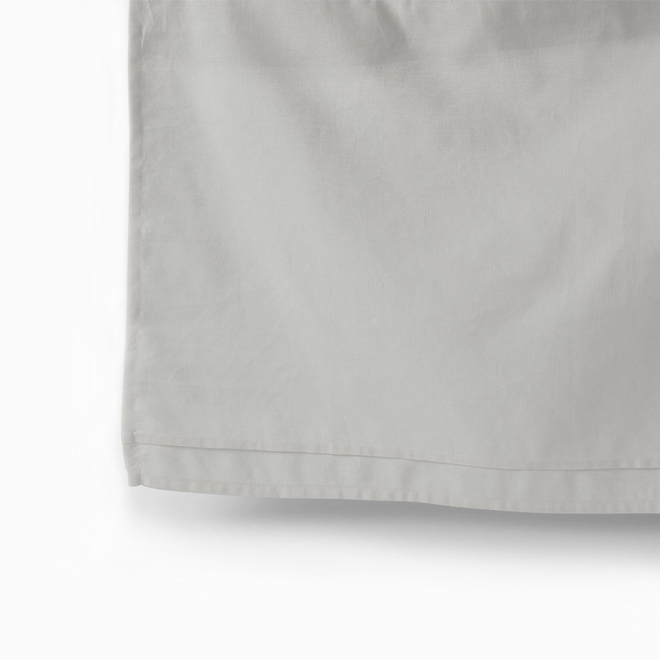 Petit Pehr Cotton Linen Crib Skirt - Light Grey