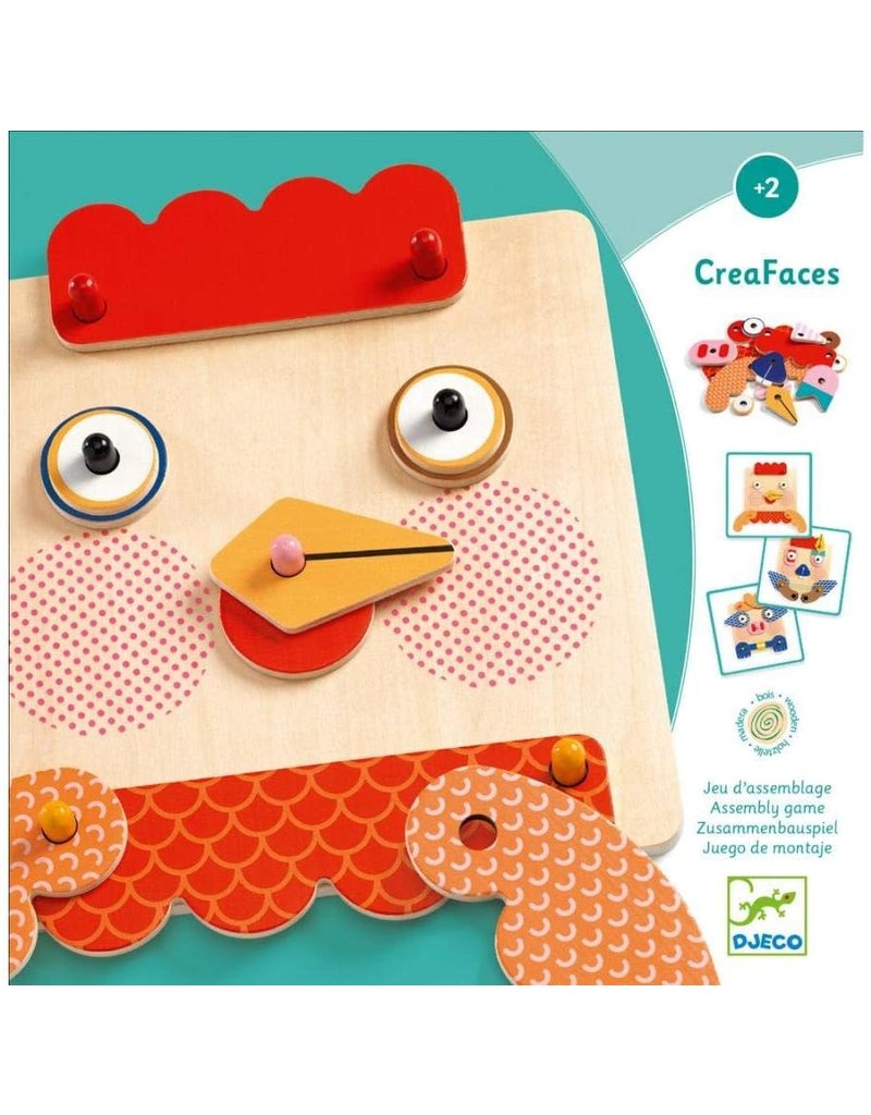 Creafaces Make-a-Face Wooden Board