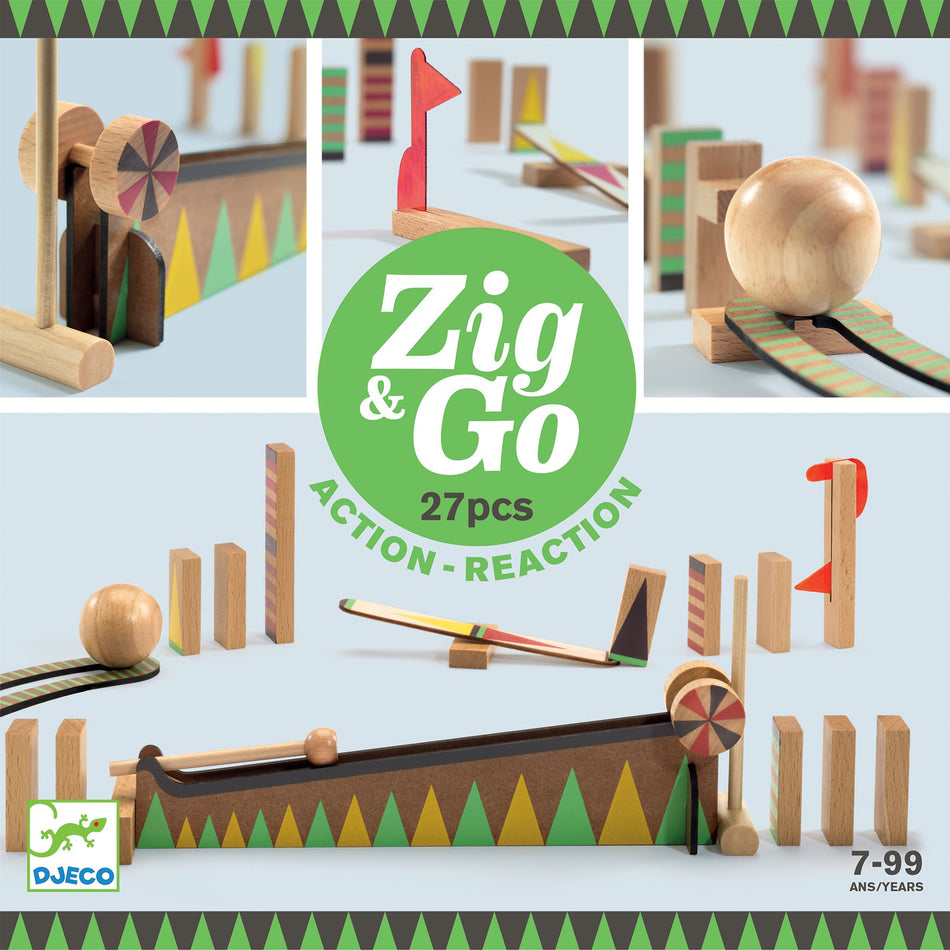 Zig & Go 27pc Chain Reaction Construction Set