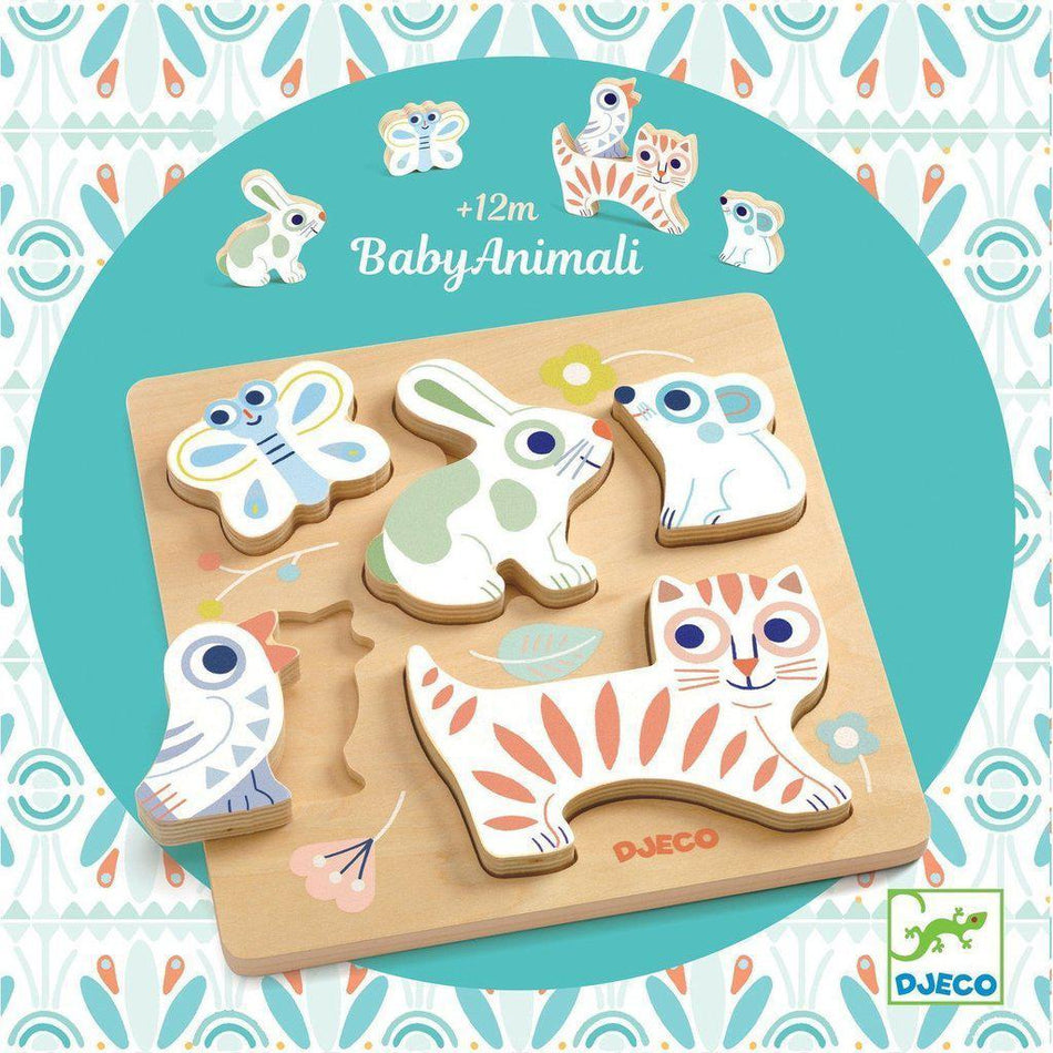 Baby Animals Wooden Puzzle