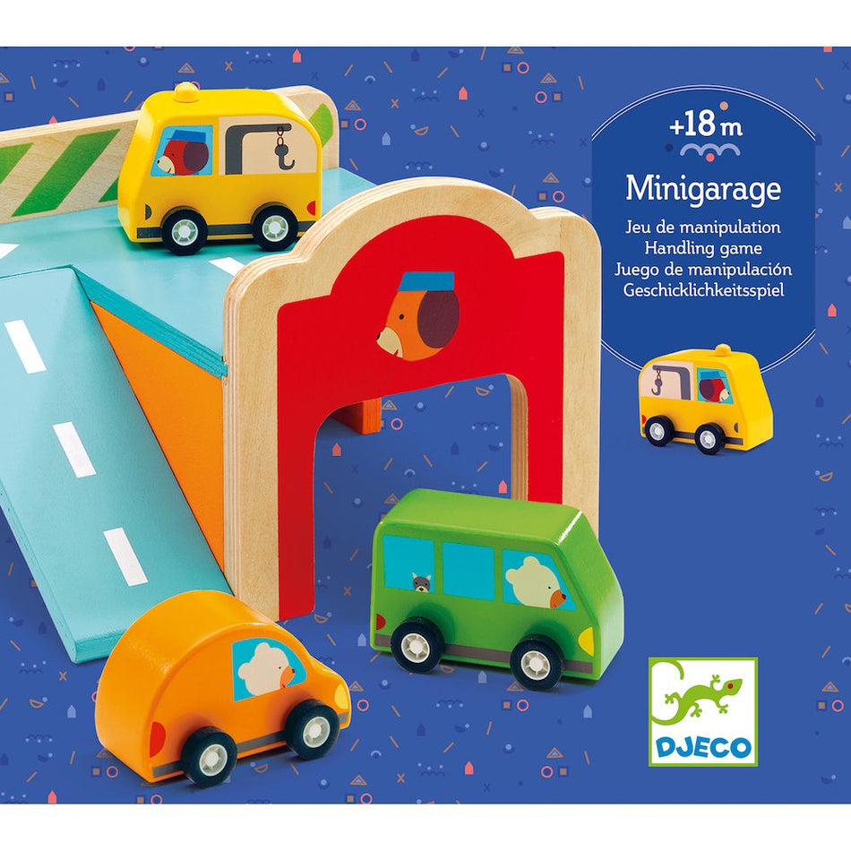 Minigarage Wooden Automobile Set