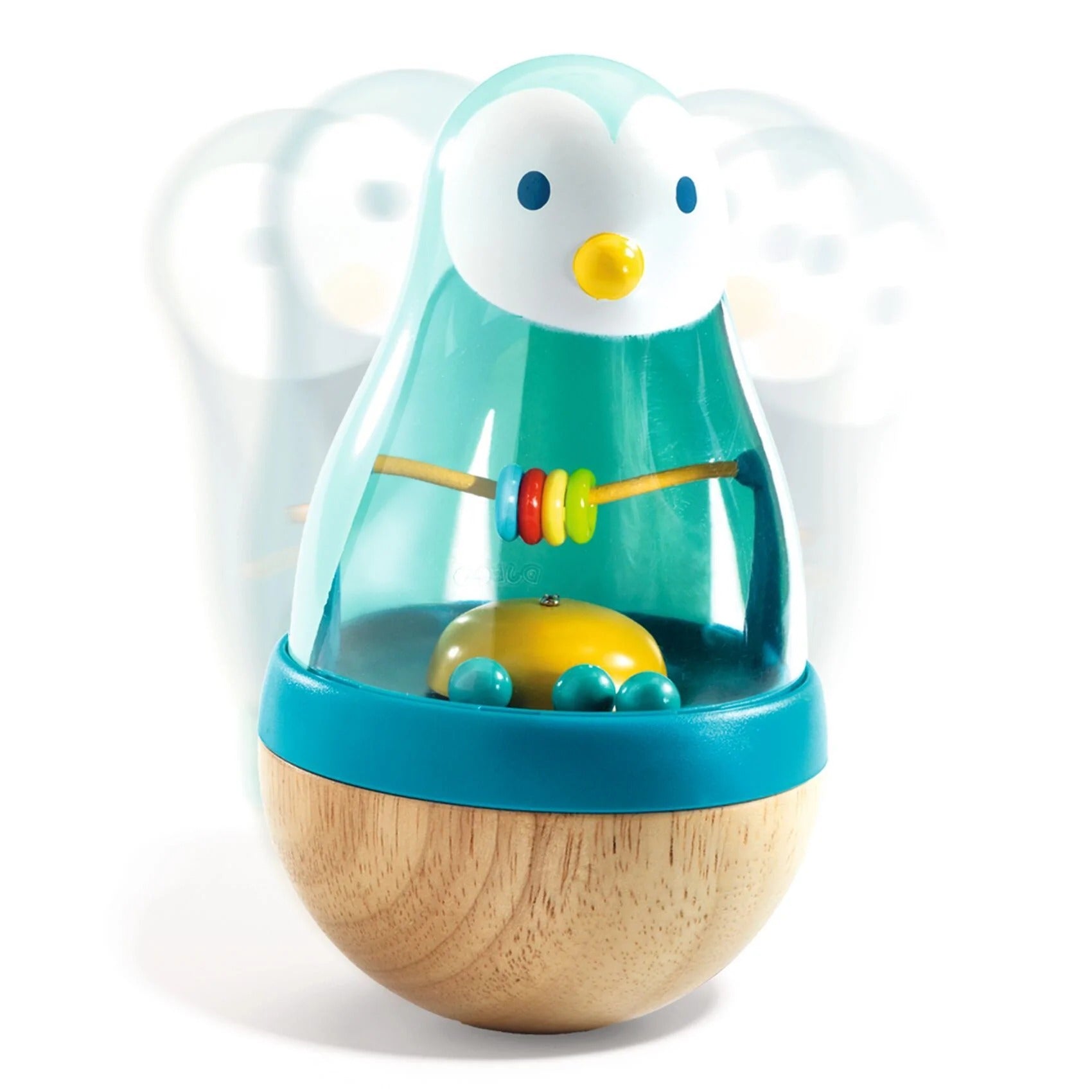 Djeco Roly Pingui Roly Poly Penguin Toy – Destination Baby & Kids