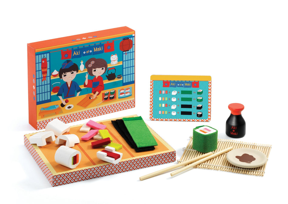 Aki & Maki Sushi Box Play Set