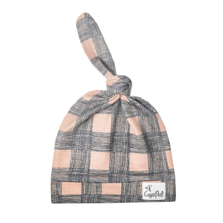 Copper Pearl Billy Top Knot Hat - 0-4 Months