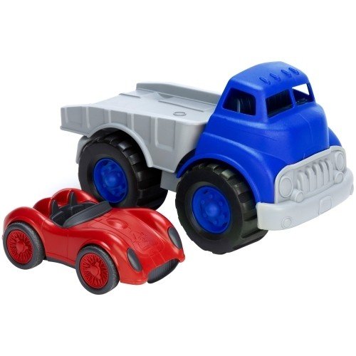 Green Toys Flatbed with Race Car Toy