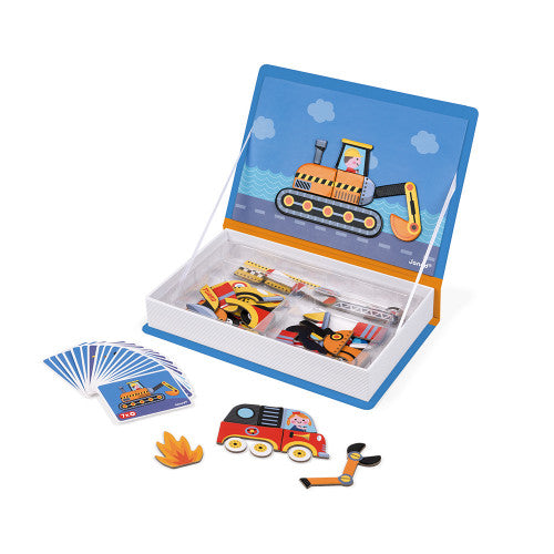 Janod Magnetic Book - Racers