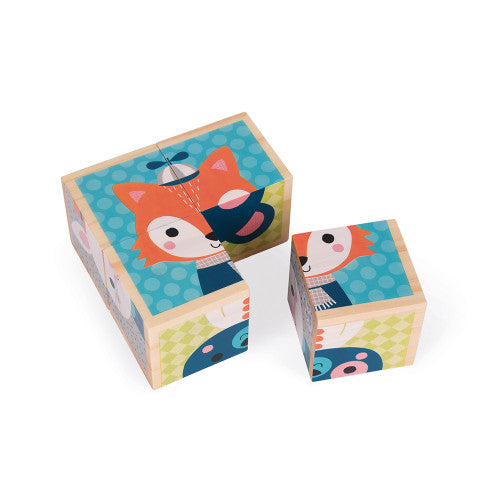 Janod Toys My First Blocks - Forest Animals