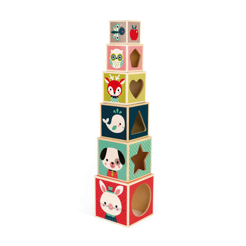 Janod Toys Baby Forest Pyramid