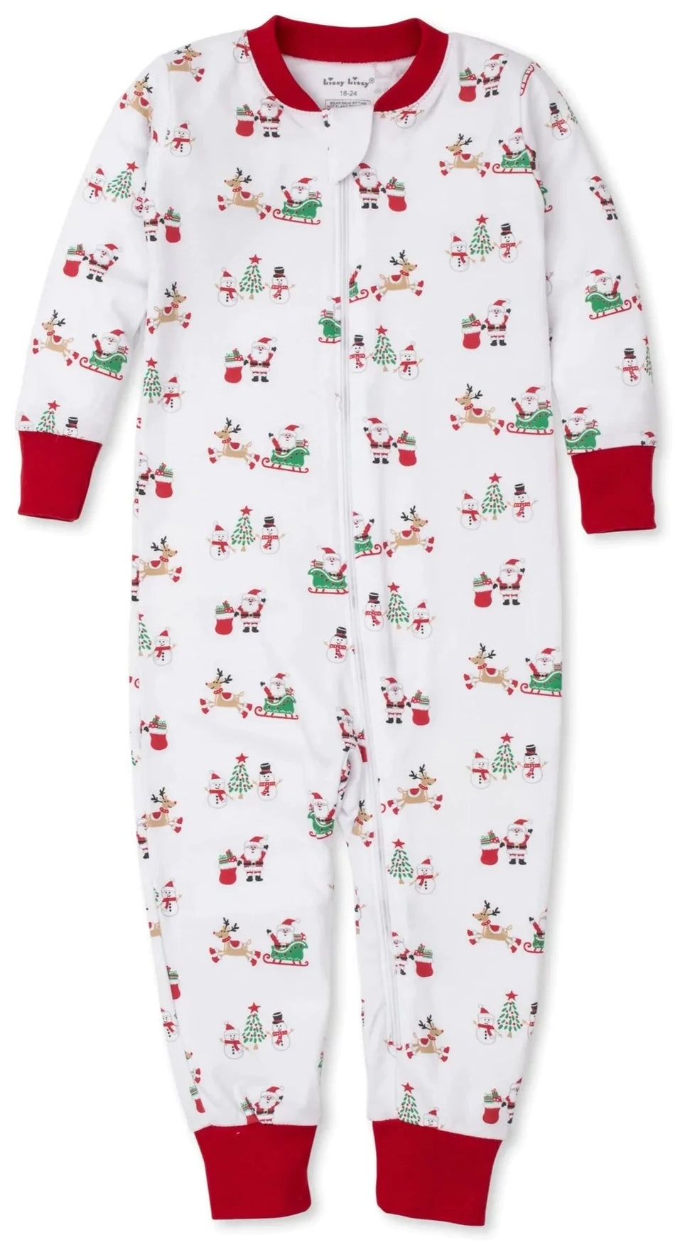 Jingle All The Way Zipper Pajamas