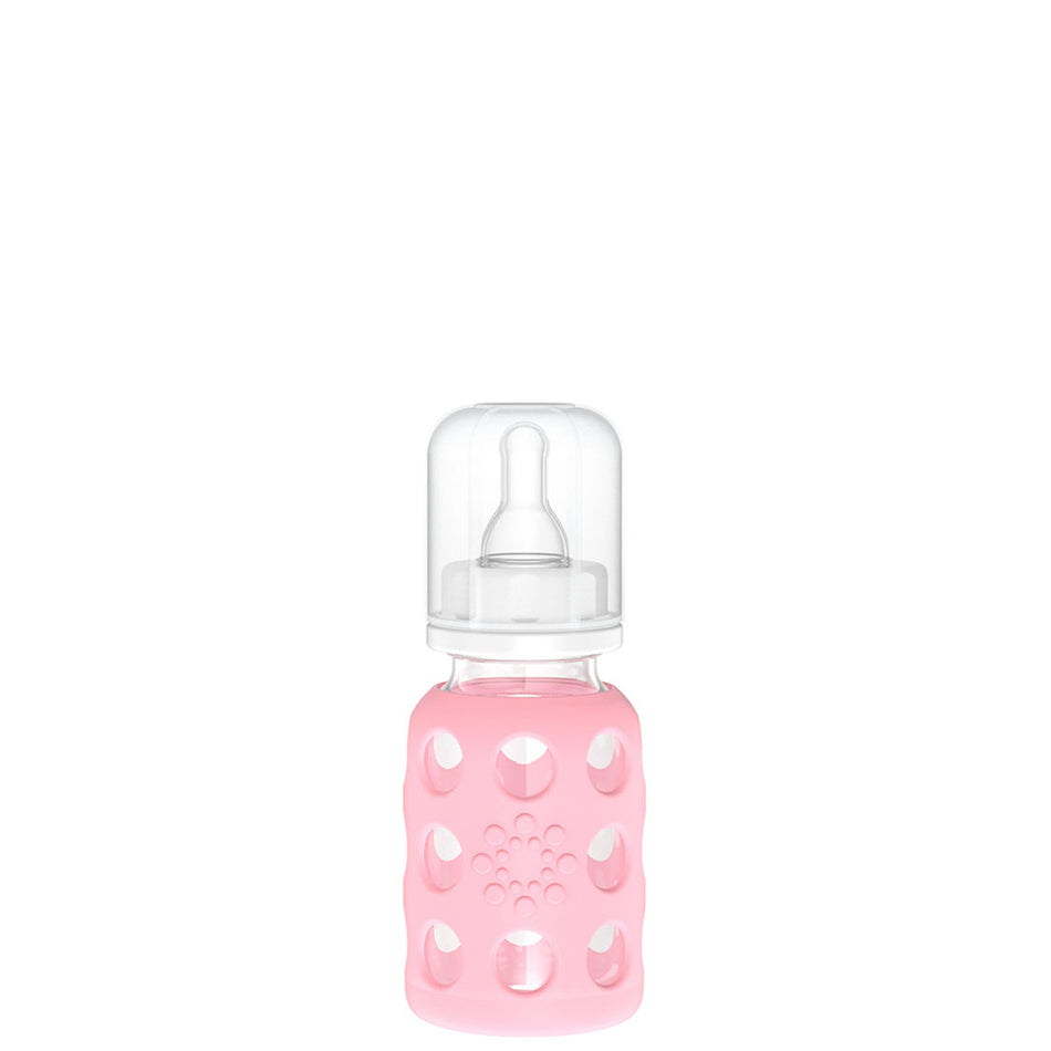4oz Glass Bottle - Pink