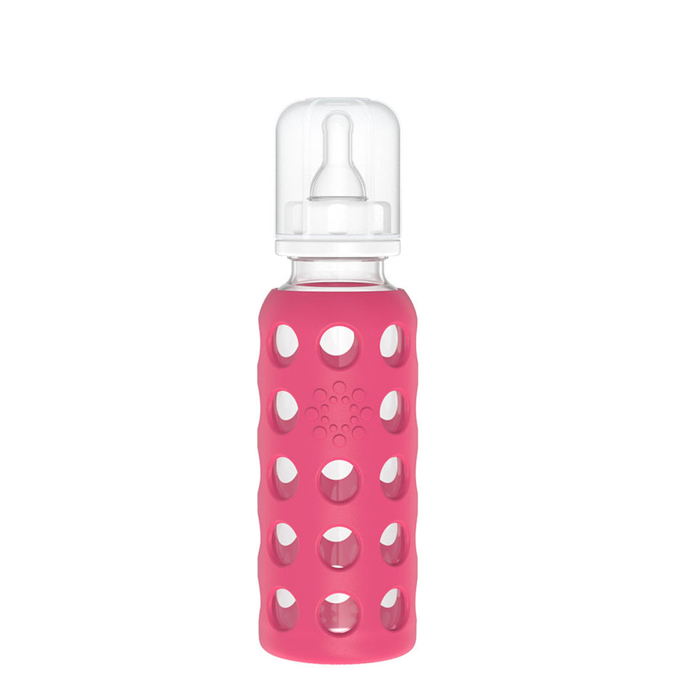 9oz Glass Bottle - Raspberry