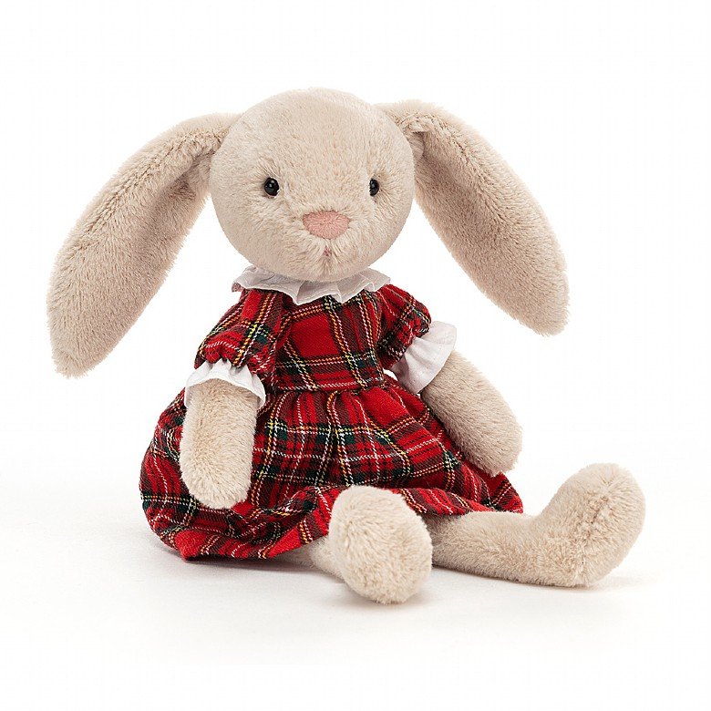 Jellycat Lottie Tartan Bunny Plush