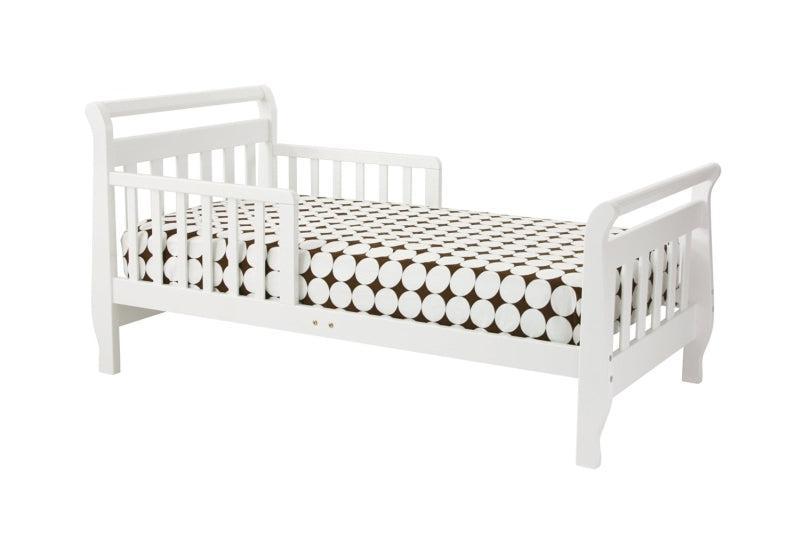 Million Dollar Baby DaVinci Sleigh Toddler Bed, White