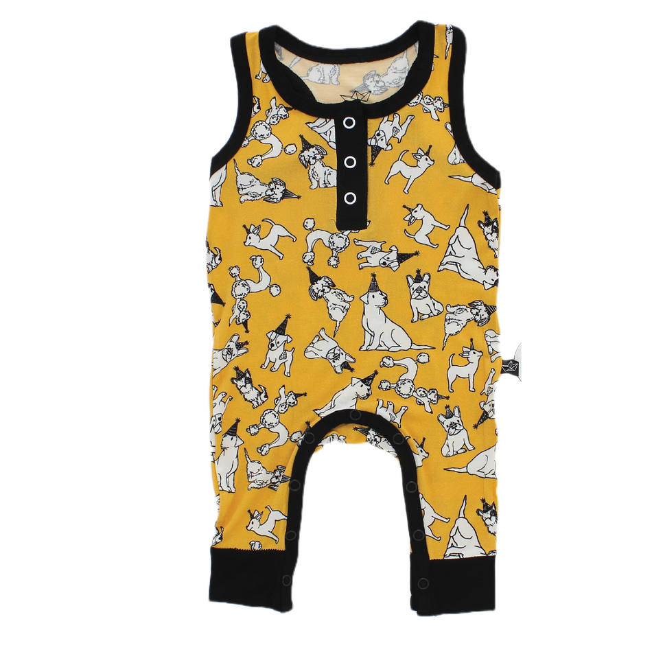 Party Dogs Bamboo Tank Romper