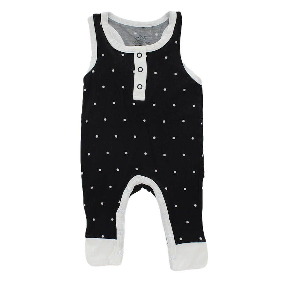 Peregrine Kidswear Polkadot Tank Romper - 3-6 Months