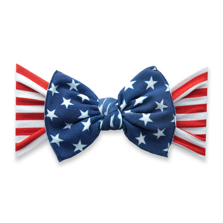 Baby Bling Bows Printed Knot Flag