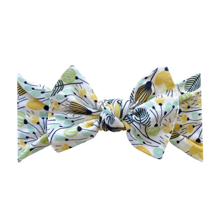 Baby Bling Bows Printed Knot Headband - Dandelion