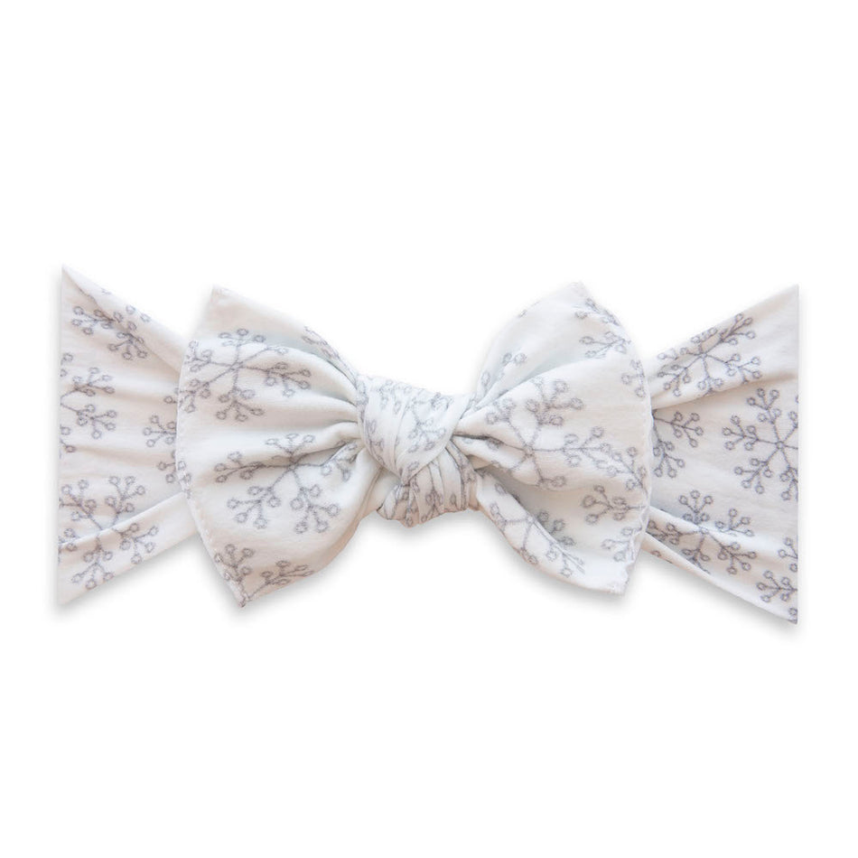 Baby Bling Bows Printed Knot Headband - Ice Queen