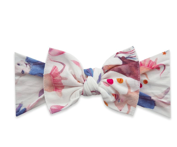 Baby Bling Bows Printed Knot Headband - Party Animal