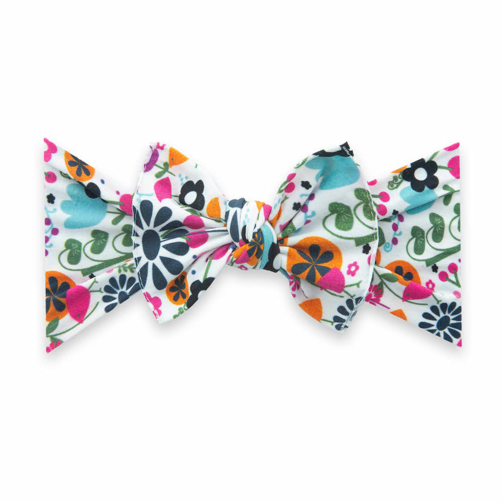 Baby Bling Bows Printed Knot Headband - Scandinavian Hippie