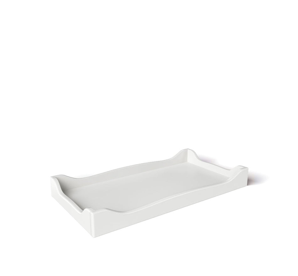 Scalloped Changing Tray - Bianco Antico Natural