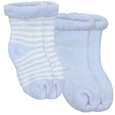Kushies Newborn Socks - Blue