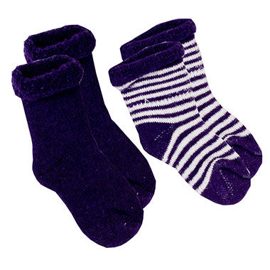 Kushies Newborn Socks - Navy