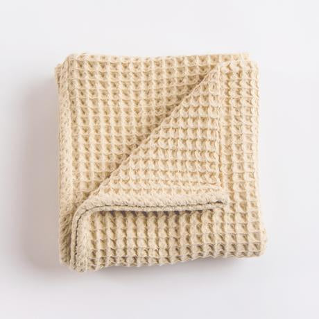 Sugar + Maple Honeycomb Blanket - Sand