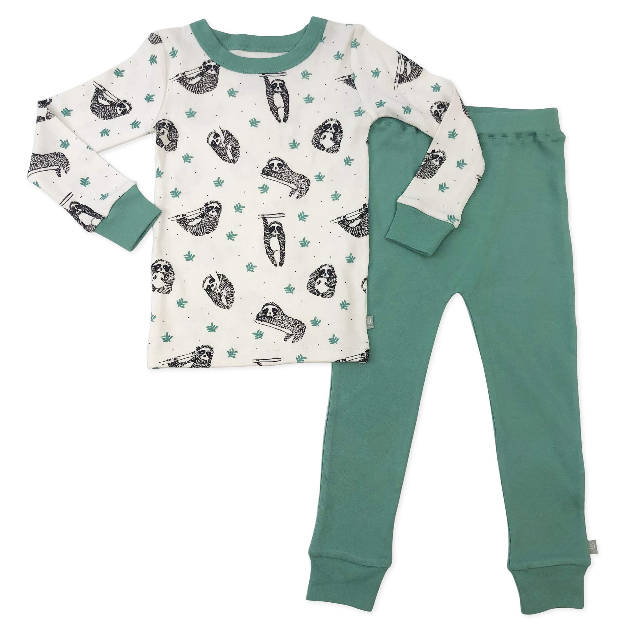 Finn + Emma Sloth Toddler Pajamas - 18-24 Months