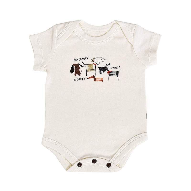 Finn & Emma Woof Bodysuit - 6-9 Months