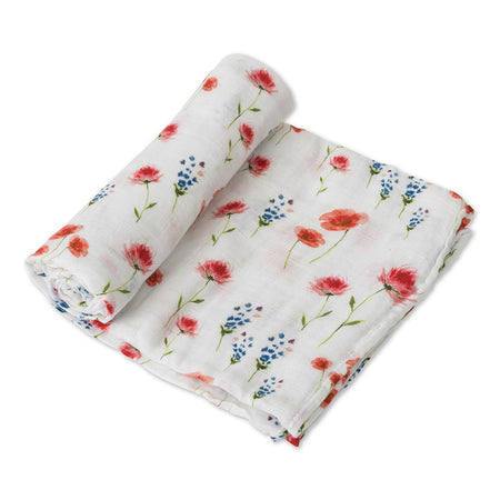 Little Unicorn Cotton Muslin Single Swaddle in Wild Mums