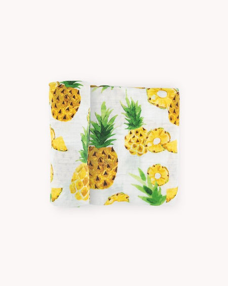 Little Unicorn Cotton Muslin Single Swaddle - Fresh Pineapple