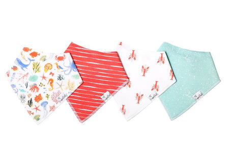 Copper Pearl Nautical Baby Bandana Bib Set