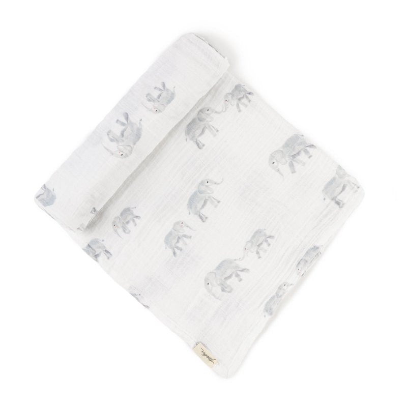 Petit Pehr Elephant Swaddle Blanket