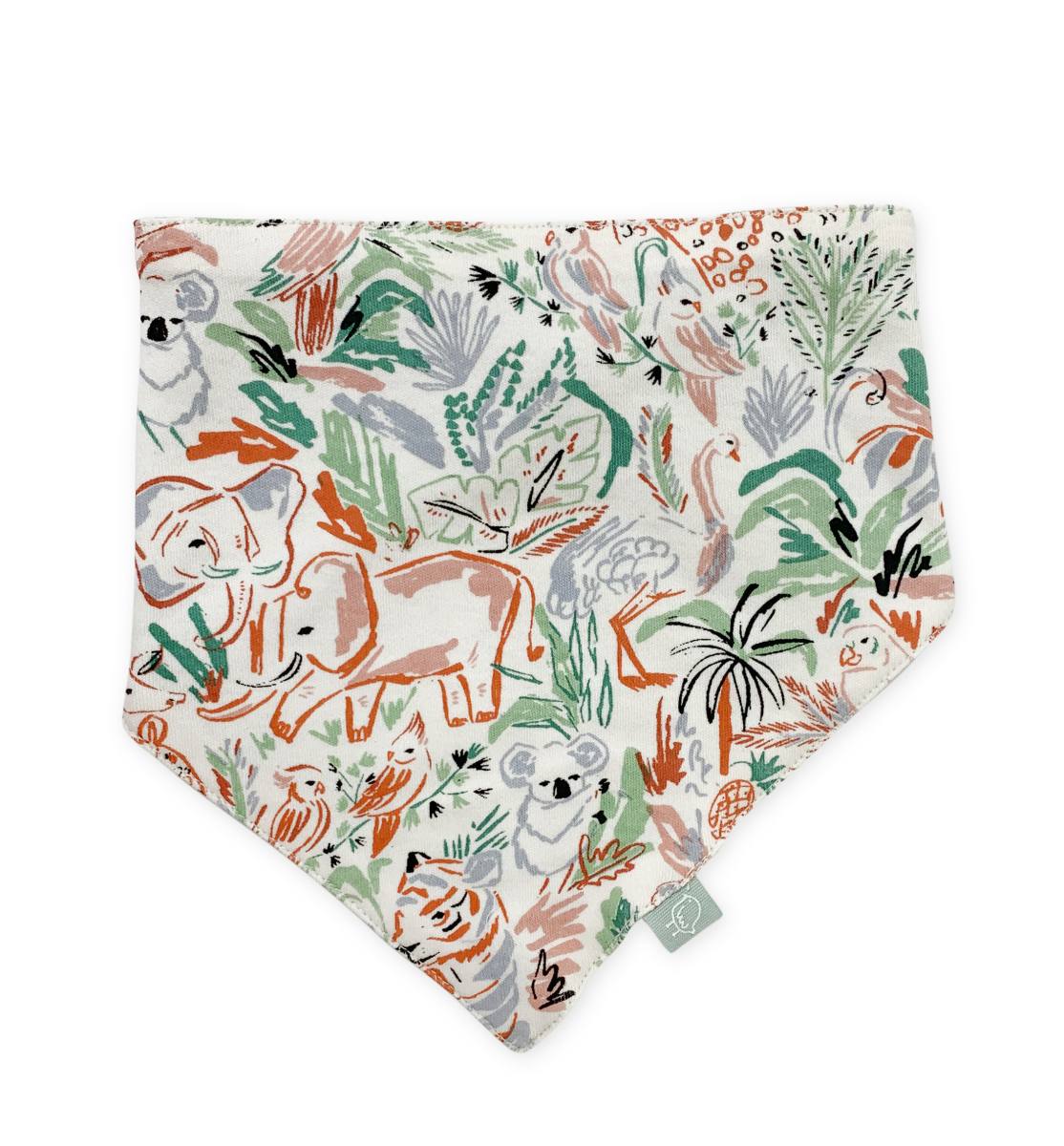 Finn + Emma Animal Kingdom Kerchief Bib