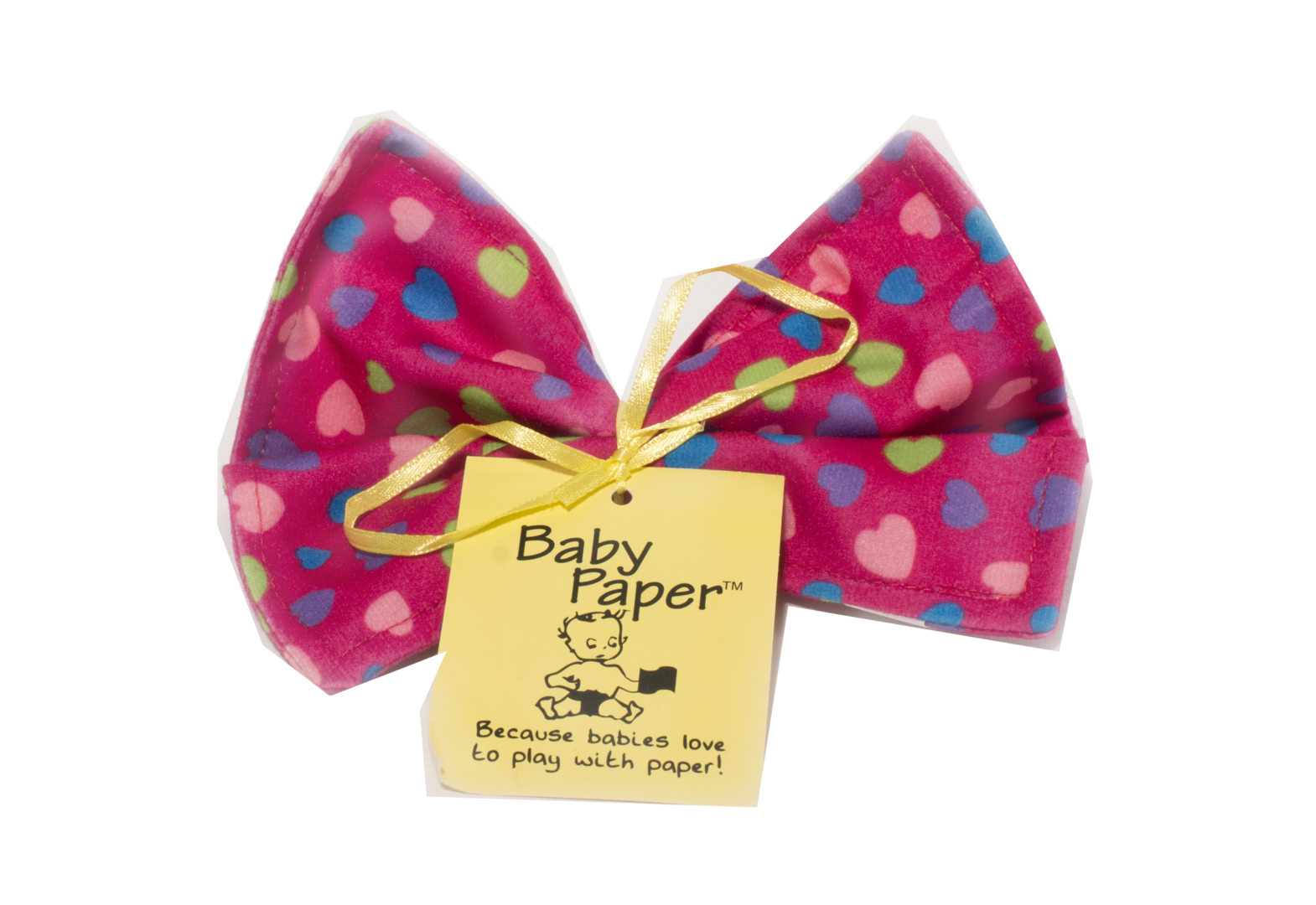 Baby Paper Crinkly Baby Toy - Pink Heart