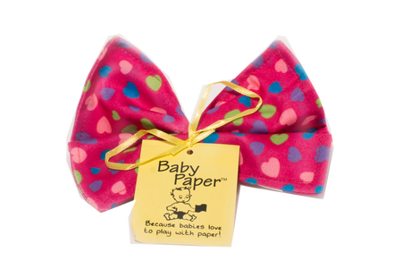 Baby Paper Crinkly Baby Toy - Pink Heart