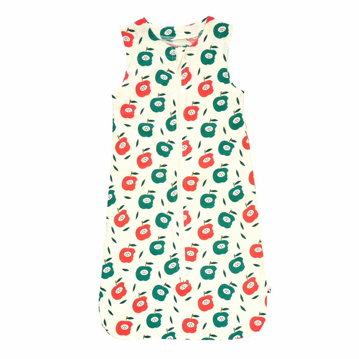 BabySoy Sleeveless Sleep Sack Apples - 0-6 Months