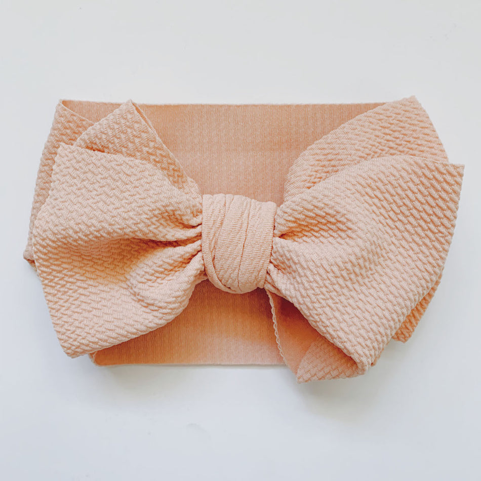 Sugar + Maple Baby Headwrap in Blush