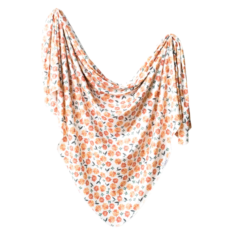 Copper Pearl Hazel Knit Swaddle Blanket