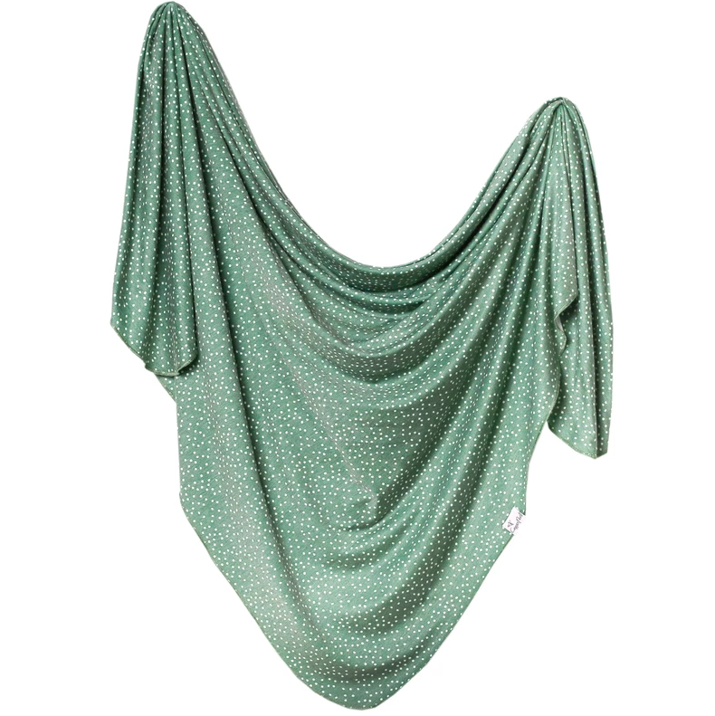 Copper Pearl Juniper Knit Swaddle Blanket