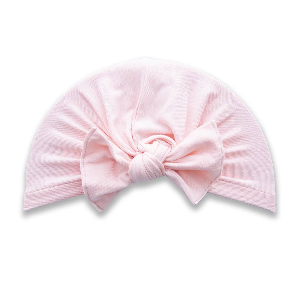 Baby Bling Bows Knot Turban Headband in Seashell