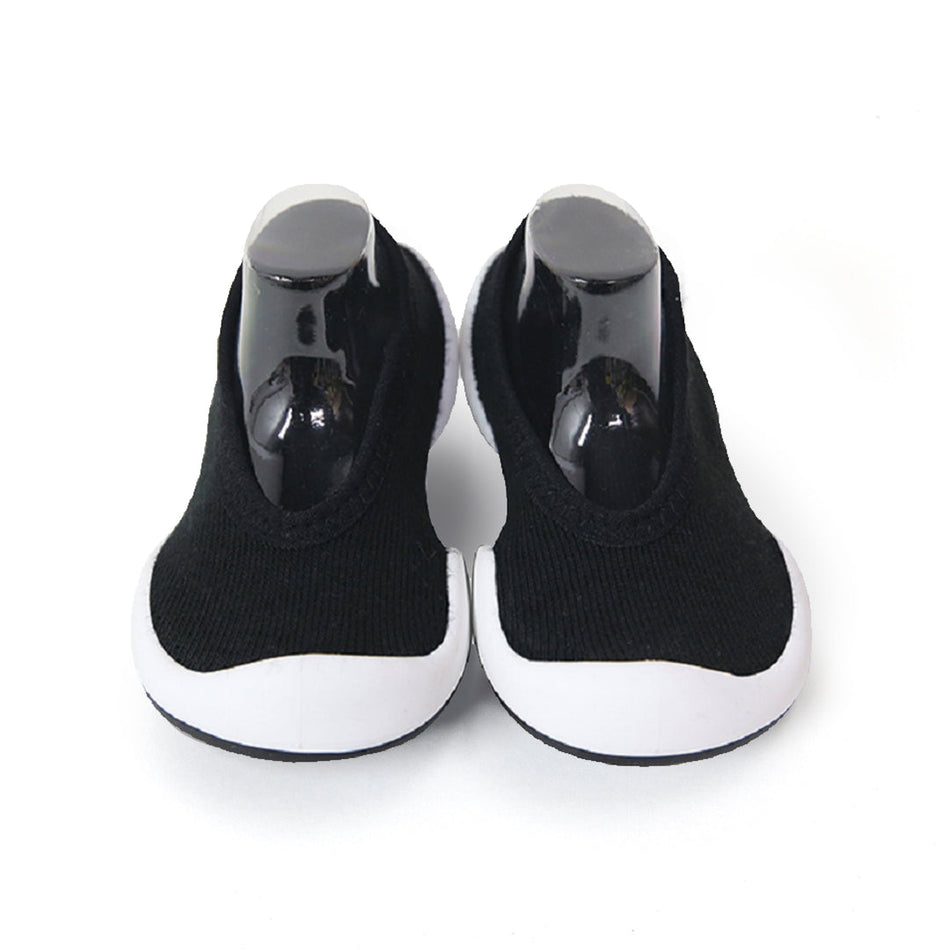 Flat Onyx Soft Cotton Sock Shoes