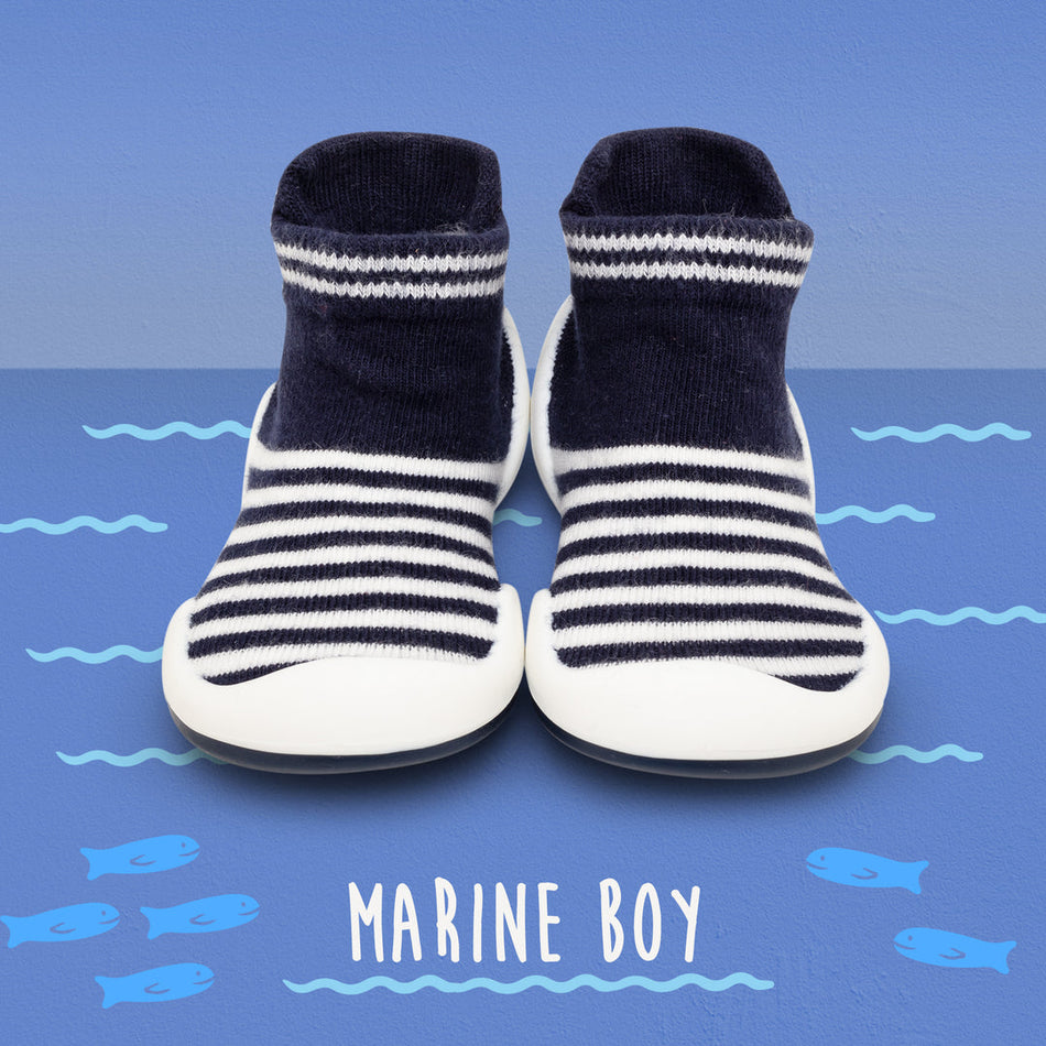 Marine Boy Soft Cotton Sock Shoes