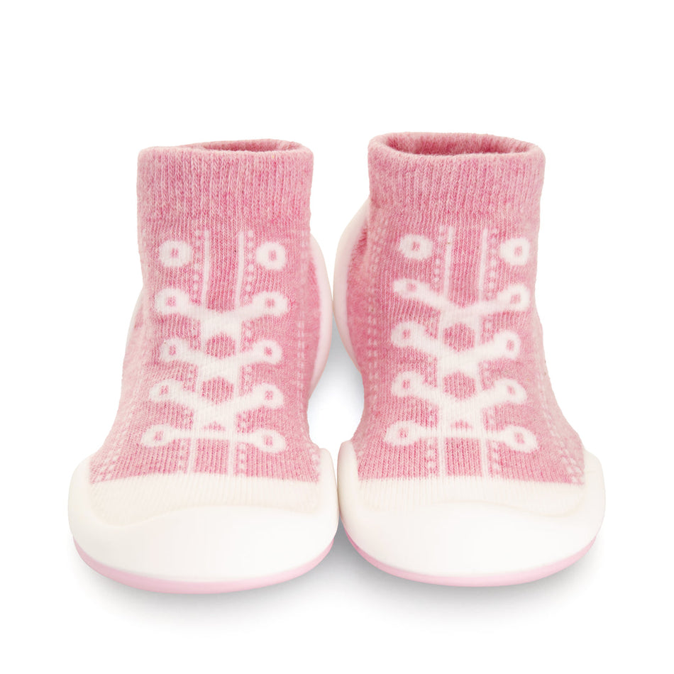 Sneakers Pink Soft Cotton Sock Shoes