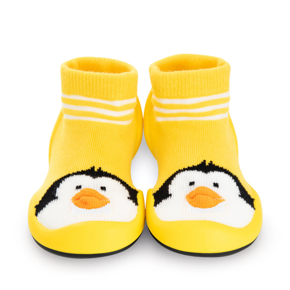 Yellow Penguin Soft Cotton Sock Shoes