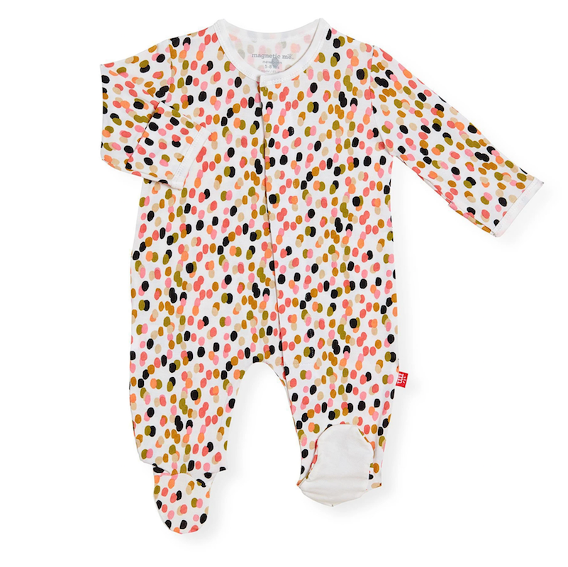 Magnetic Me Confetti Magnetic Footie - 3-6 Months