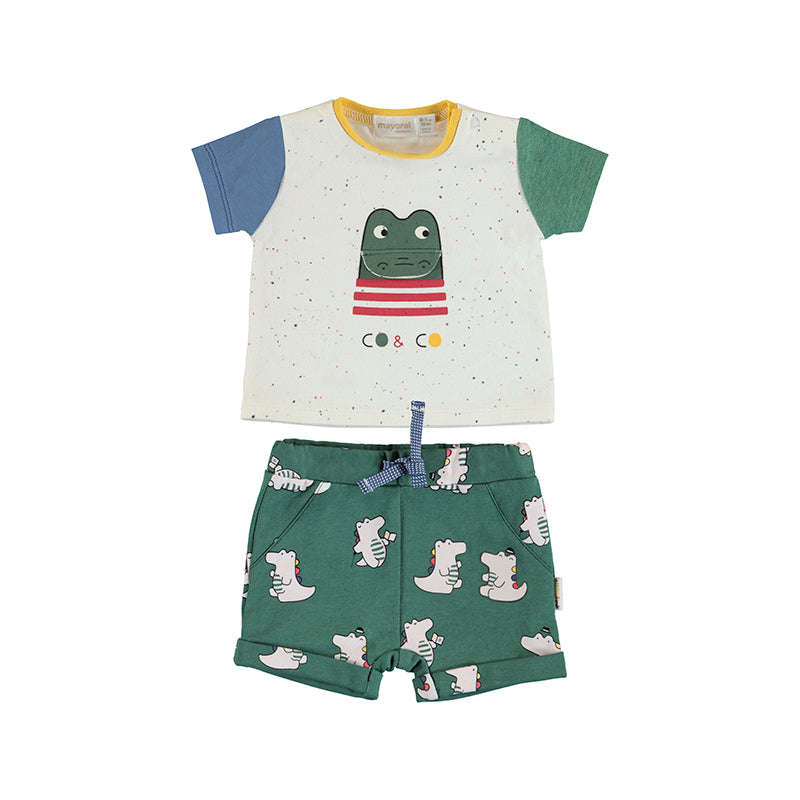 Newborn Boy Short Set - Multicolor